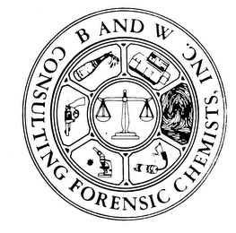 B AND W CONSULTING FORENSIC CHEMISTS, INC. logo