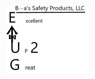 B---->A'S SAFETY PRODUCTS, LLC E XCELLENT U P 2 G REAT logo