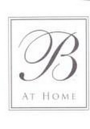 B AT HOME logo