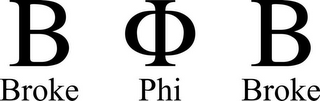 B B BROKE PHI BROKE logo