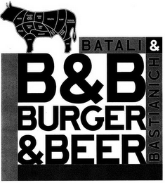 B & B BURGER & BEER BATALI & BASTIANICH logo