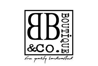 B B &CO. BOUTIQUE FINE QUALITY HANDCRAFTED logo
