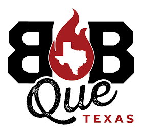 B B QUE TEXAS logo