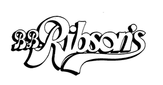 B. B. RIBSON'S logo