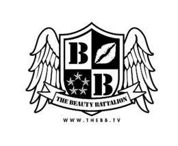B B THE BEAUTY BATTALION WWW.THEBB.TV logo