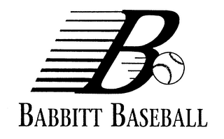B BABBITT BASEBALL logo