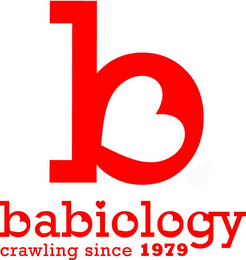 B BABIOLOGY CRAWLING SINCE 1979 logo