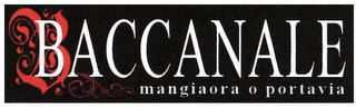 B BACCANALE MANGIAORA O PORTAVIA logo