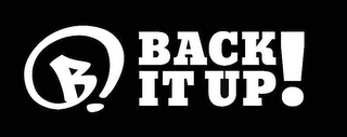 B BACK IT UP! logo