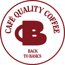 B BACK TO BASICS CAFÉ QUALITY COFFEE logo