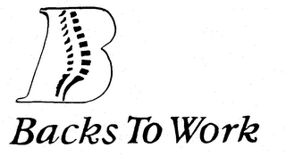 B BACKS TO WORK logo