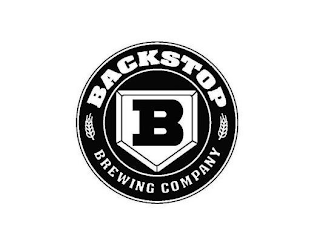 B BACKSTOP BREWING COMPANY logo