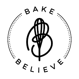 B BAKE BELIEVE logo