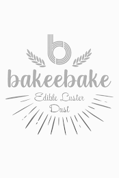 B BAKEEBAKE EDIBLE LUSTER DUST logo