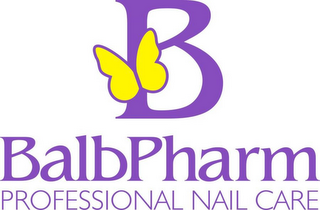 B BALBPHARM PROFESSIONAL NAIL CARE logo