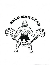 B BALD MAN GEAR logo