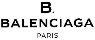B. BALENCIAGA PARIS logo