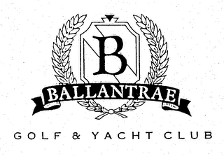 B BALLANTRAE GOLF & YACHT CLUB logo