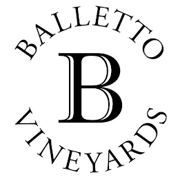 B BALLETTO VINEYARDS logo
