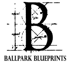 B BALLPARK BLUEPRINTS logo