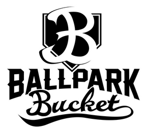 B BALLPARK BUCKET logo