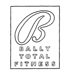 B BALLY TOTAL FITNESS logo