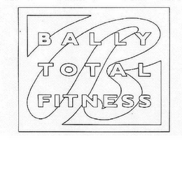 B BALLY TOTAL FITNESS logo
