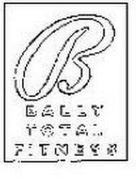 B BALLY TOTAL FITNESS logo