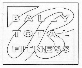 B BALLY TOTAL FITNESS logo