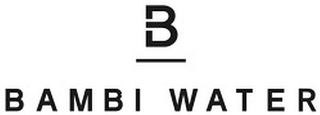 B BAMBI WATER logo