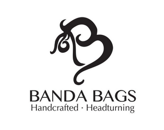 B BANDA BAGS HANDCRAFTED · HEADTURNING logo