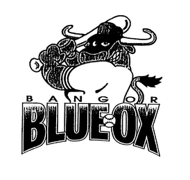 B BANGOR BLUE OX logo