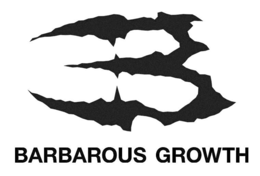 B BARBAROUS GROWTH logo