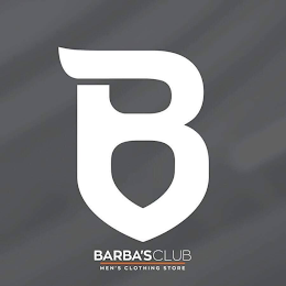 B BARBA'SCLUB MEN'S CLOTHING STORE logo