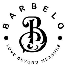 B BARBELO LOVE BEYOND MEASURE logo