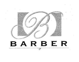 B BARBER logo