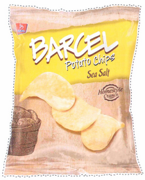 B BARCEL BARCEL POTATO CHIPS SEA SALT HOMESTYLE CRUNCH logo