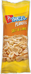 B BARCEL PEANUTS SALT & LIME logo