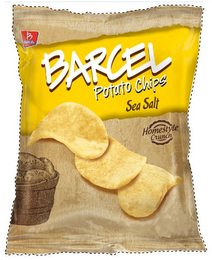 B BARCEL POTATO CHIPS SEA SALT HOMESTYLE CRUNCH logo