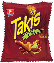 B BARCEL TAKIS NITRO logo