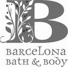 B BARCELONA BATH & BODY logo