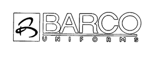 B BARCO UNIFORMS logo