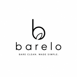 B BARELO BARE CLEAN. MADE SIMPLE. logo