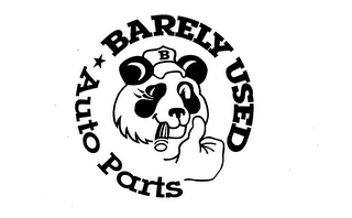 B BARELY USED AUTO PARTS logo
