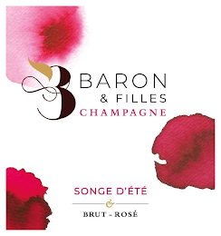 B BARON & FILLES CHAMPAGNE SONGE D’ ÉTÉ & BRUT-ROSE logo