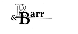 B & BARR logo