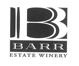 B BARR ESTATE WINERY logo