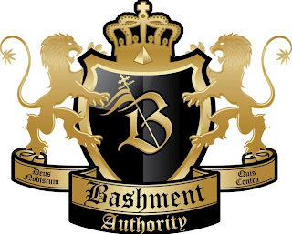 B BASHMENT AUTHORITY DEUS NOBISCUM QUIS CONTRA logo