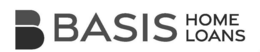 B BASIS HOME LOANS logo