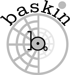 B BASKIN logo
